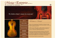 Desktop Screenshot of musiqastrings.com