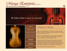 Tablet Screenshot of musiqastrings.com